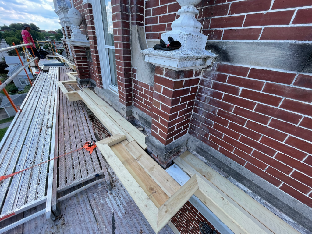 Mansard Roof Part 2 Architectural Builtin Gutters Herzog Mansion